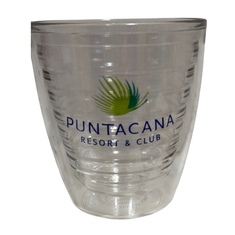 Tervis Puntacana Resort & Club Insulated 10oz Tumbler Glasses Set of 4 Clear